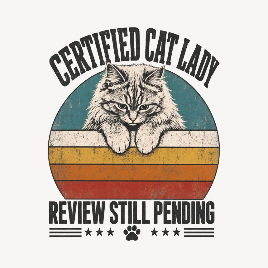 Certified Cat Lady Review Still Pending Cat Design — funny cat mug