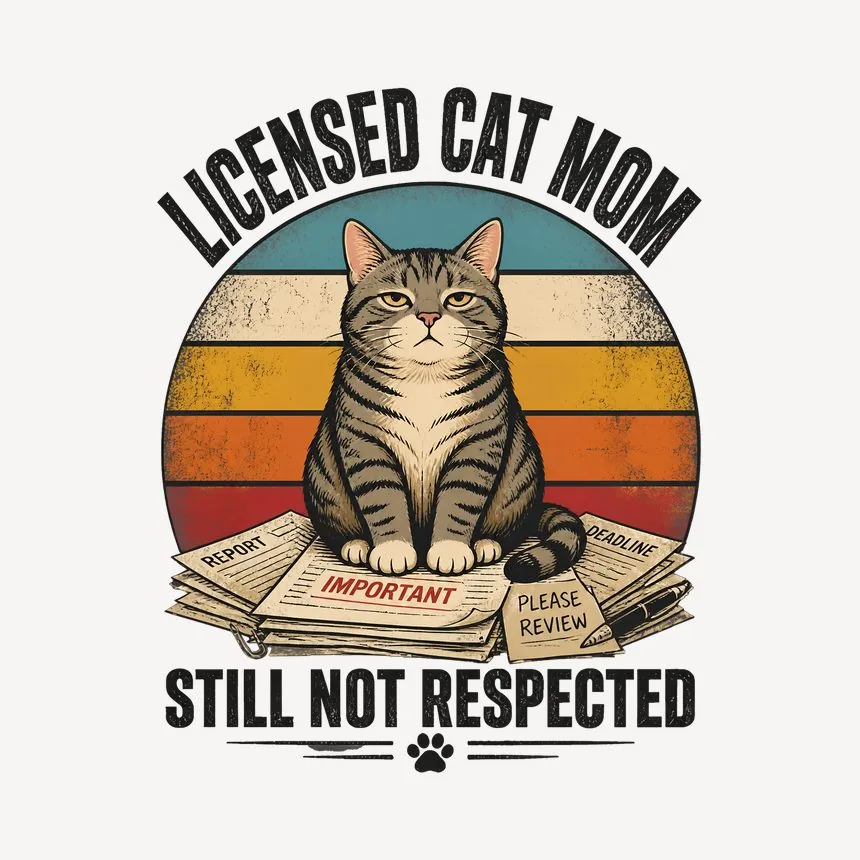 Licensed Cat Mom Still Not Respected — funny cat mug