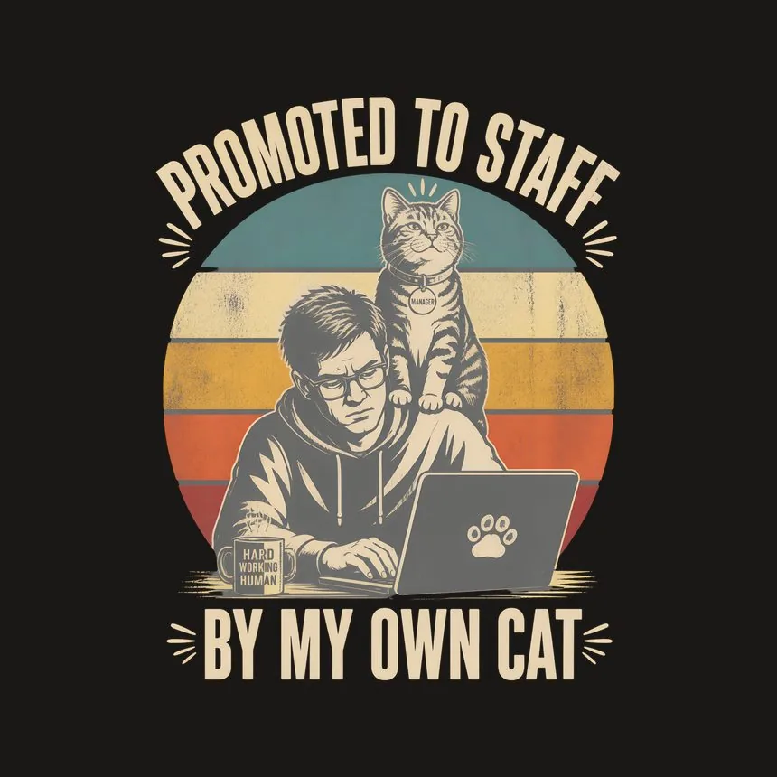 Promoted To Staff By My Own Cat — funny cat phone case