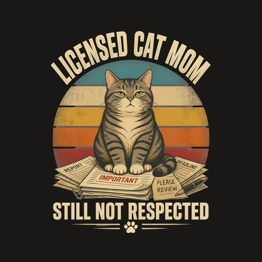 Licensed Cat Mom Still Not Respected — funny cat phone case