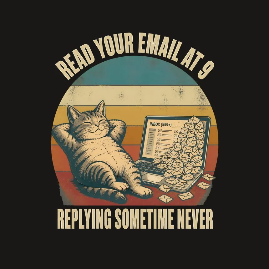 Read At Nine Replying Never Cat — funny cat phone case