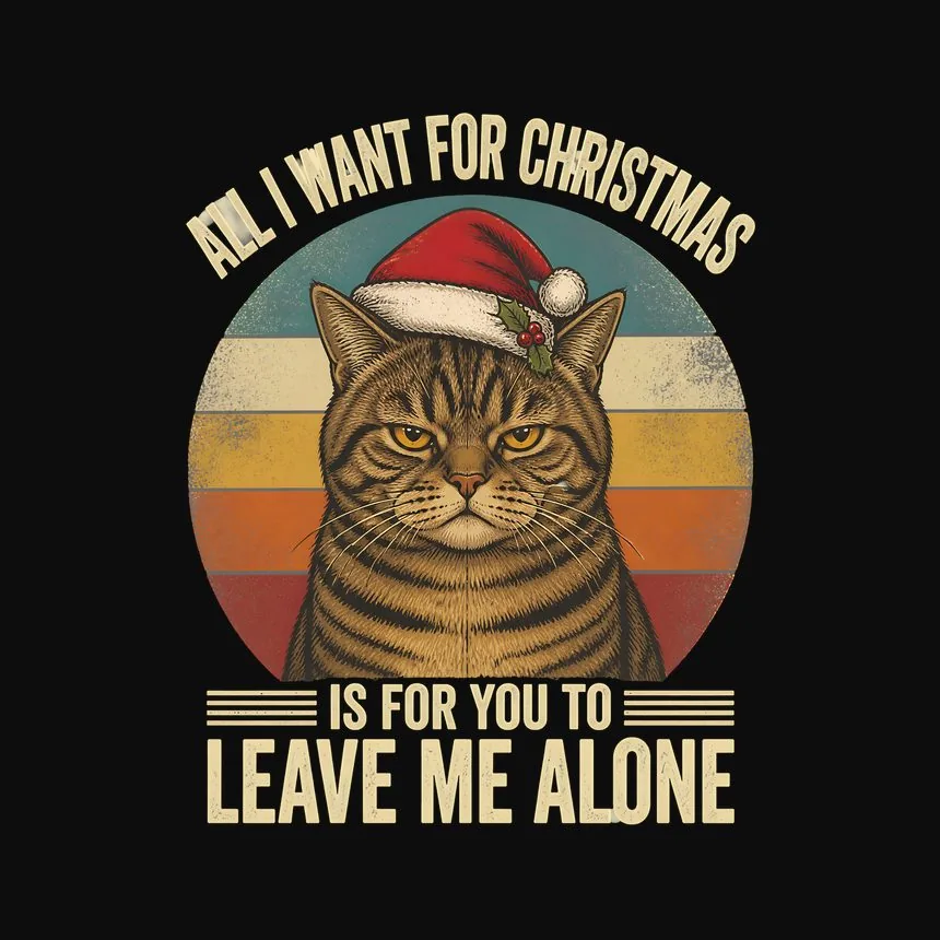 All I Want For Is For You To Leave Me Alone — funny cat tank top