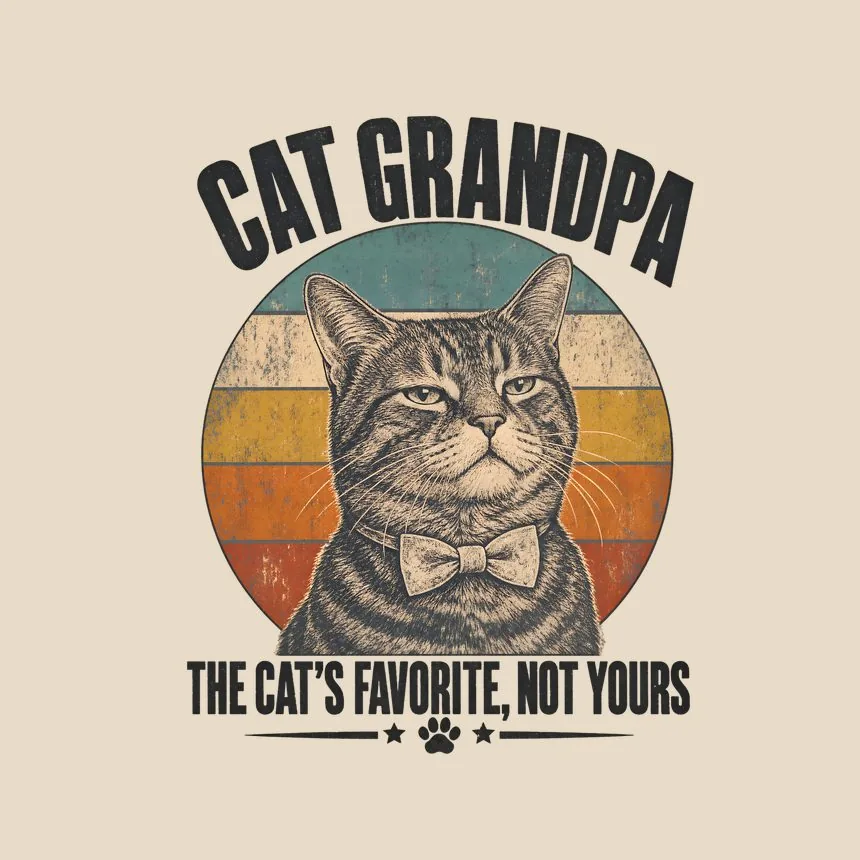 Cat Grandpa The Cat'S Favorite, Not Yours — funny cat tote bag