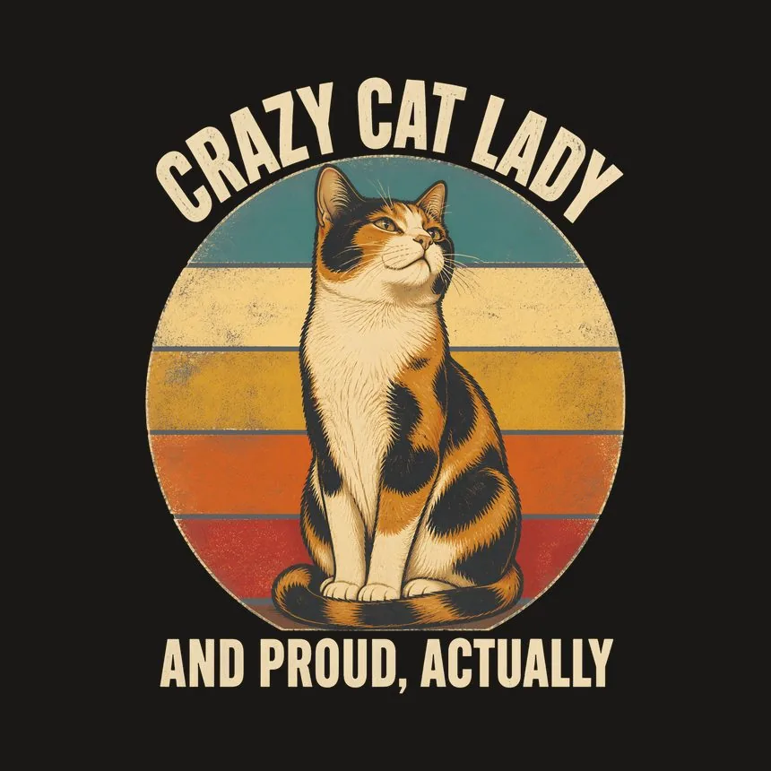 Crazy Cat Lady And Proud, Actually Cat Design — funny cat tumbler