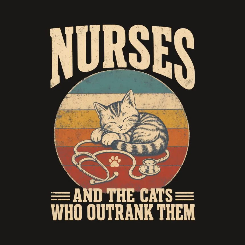 Nurses And The Cats Who Outrank Them Cat Design — funny cat tumbler