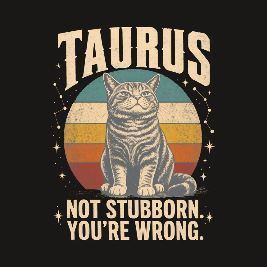 Taurus Not Stubborn. You'Re Wrong. Cat Design — funny cat tumbler