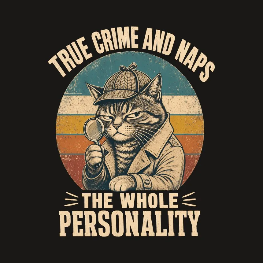 True Crime And Naps The Whole Personality — funny cat tumbler