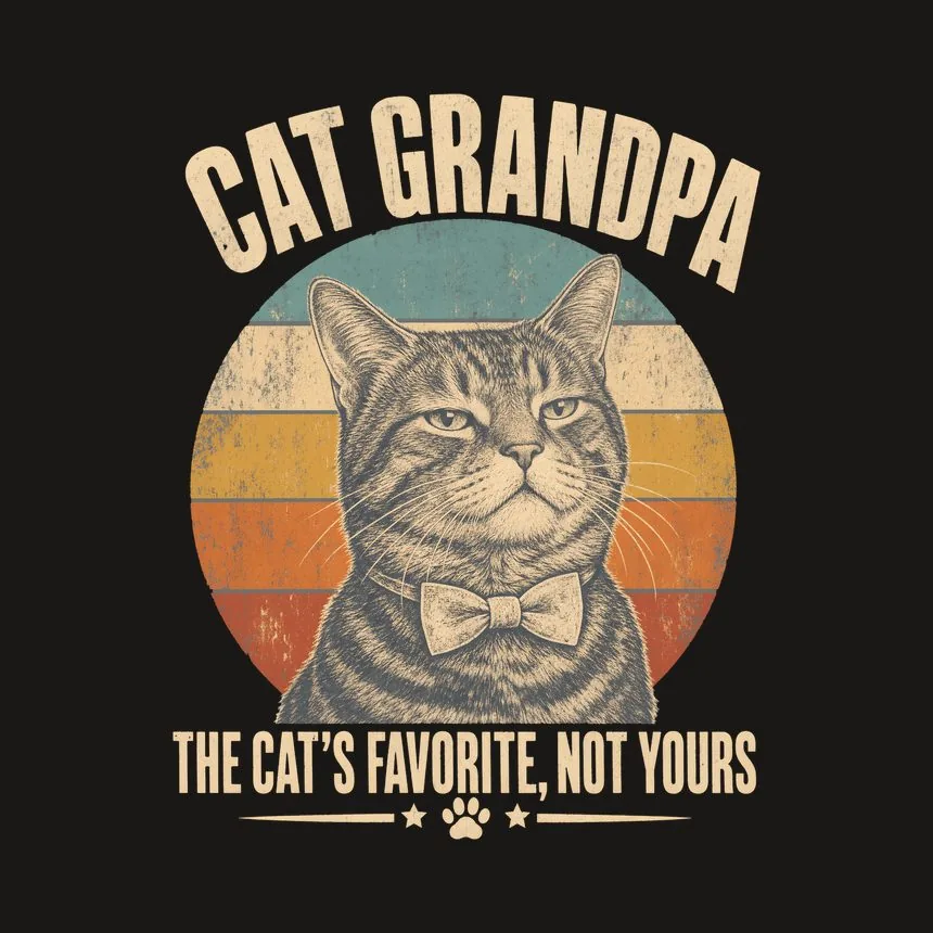 Cat Grandpa The Cat'S Favorite, Not Yours — funny cat tumbler